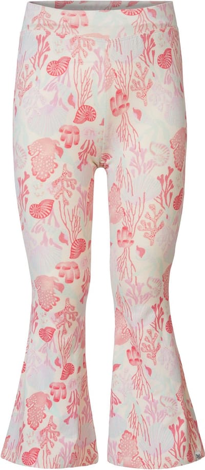 Noppies Girls Legging Enola flared fit all over print Meisjes Legging - Whitecap Gray - Maat 92