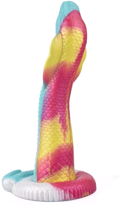 Kiotos Monstar Dildo Beast 85 - Dildo in de Vorm van een Slang - 39 cm - 10 cm - Multicolour