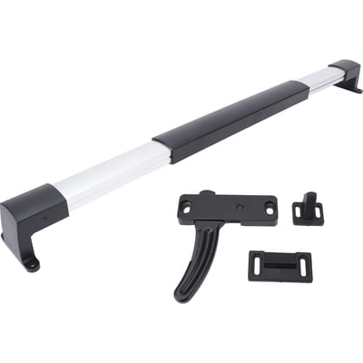 20 STUKS RV Hordeur Sluiting Zwart Metaal Hordeur Handvat Sluiting Vervangingsset voor Campingvoertuig Camper Reizen