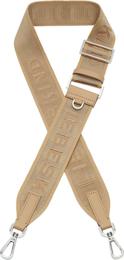 LIEBESKIND BERLIN Schouderriem Accessoires voor tassen Fancy Straps Classic Long Webbing Strap Beige Lichtbruin