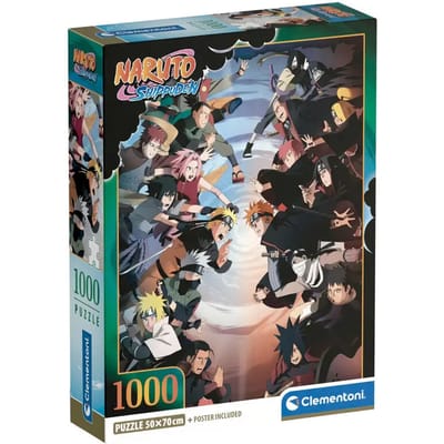 Puzzel van 1000 stukjes Clementoni Naruto Shippuden