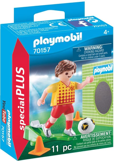 PLAYMOBIL 70157 Voetballer met doel Bouwsets