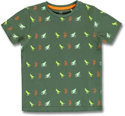 Lemon Beret t-shirt jongens - groen - 154508 - maat 128