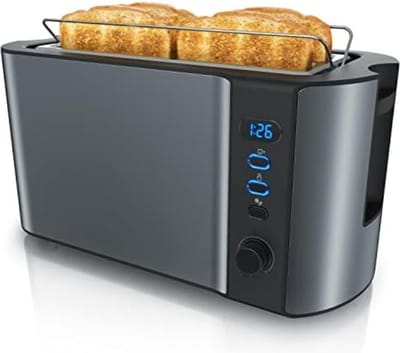 Broodrooster Met Tostiklemmen - Broodrooster Tostiapparaat - Broodrooster Met Tostiijzer - Broodrooster Tostiklem