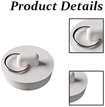 Dailygoods- Badstopper - Rubber - Universele Afvoerstop - Gootsteenstop - Afdichting - 25-28 mm - Slijtvast Materiaal