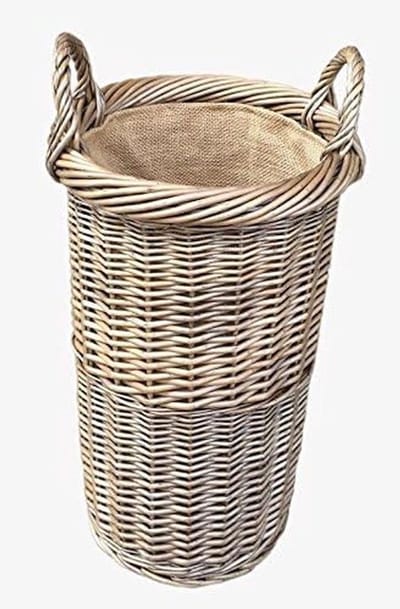 Kleine Paraplubak - Antieke Wasemmer - Entree Opruimen - Duurzame Materialen - 25x25x44 cm