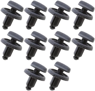 Dailygoods- Pakketclip 10 Stuks - Grijze Kunststof Auto Clips - Compatibel met Nissan Juke F15 - Schokbestendig - Antislijtage - MPN: 799161KA3A - Auto Clip