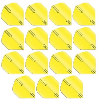 Extra Dikke Gele Dartvluchten - 5 Set (15 Dartvluchten Totaal)