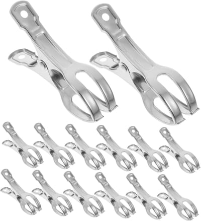 RVS klemmen - 30 stuks, voor zwembad winterhoes, sterke klemmen voor handdoeken, kleding, windbevestiging
