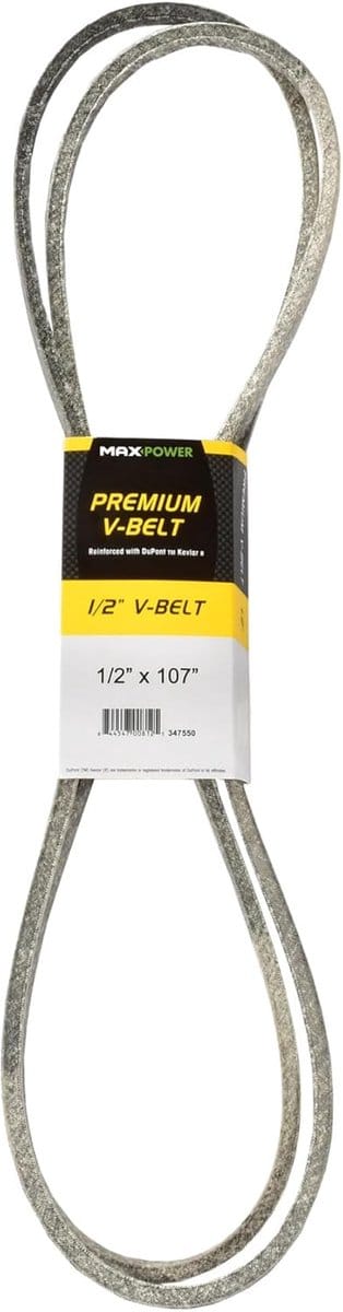 V-riem - Aandrijfriem - Grasmaaier - Versterkt met Kevlar - 1/2" x 107" - Beige