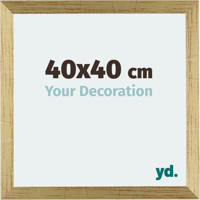 Your Decoration - Fotolijst 40x40 cm - MDF - Goud Glans - Mura