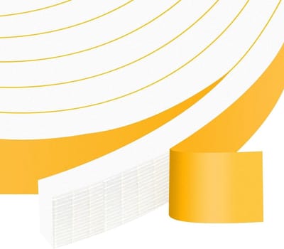Zelfklevende Isolatieband 25mm x 10mm, Weerbestendige Strip voor Ramen en Deuren, Geluidsisolatie en Kierenafdichting