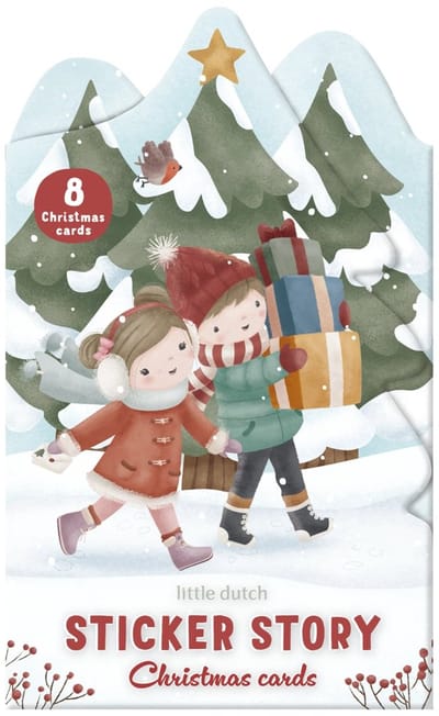 Little Dutch Kerst stickerboek.