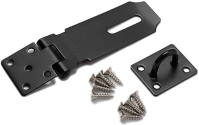 Roestvrij Stalen Deurhasp met Schroeven voor Veiligheid - 10,2 cm Hasp en Nietje