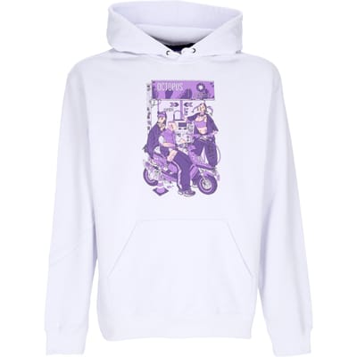 Lichtgewicht sweatshirt met capuchon voor heren Gas Hoodie wit