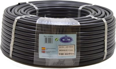 Druppelslang - Irriatiepijp - Planten Water Geven - Lage Druk Irrigatie - 100 Meter - Zwart