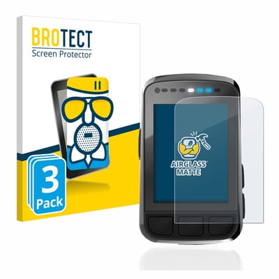 BROTECT - Screenprotector voor Wahoo Elemnt Bolt V2 GPS - Folie Beschermfolie Beschermglas matte 3 Stuks