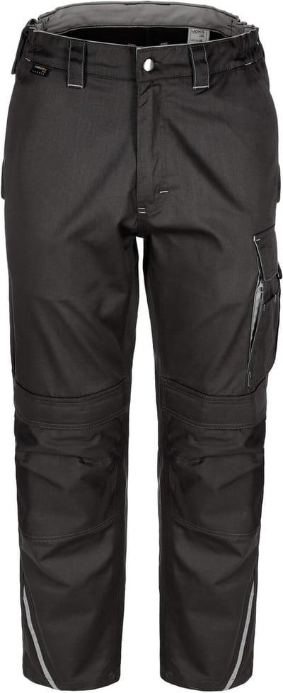 TMG FINESSE WORK Werkbroek HEREN Veiligheidsbroek Grijs – Normale Beenlengte (78 cm) – Met Kniezak - Cordura Versterkt - Ademend