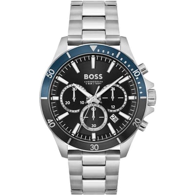 Hugo Boss 1514101 Herenhorloge 45 zilver