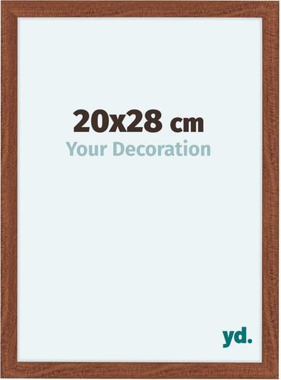 Your Decoration - Fotolijst 20x28 cm - MDF - Walnoot - Como