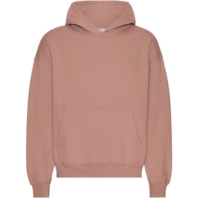 Oversized sweatshirt met capuchon Colorful Standard Organic Rosewood Mist