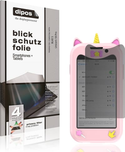 dipos – Matte Privacy Screenprotector geschikt voor BLKE S Unicorn 18-Pro | Anti-Spy Beschermfolie