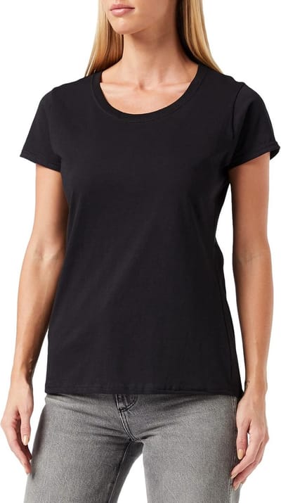 Dames T-Shirt van Zacht Katoen met Vrouwelijke Pasvorm