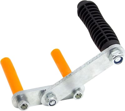 Hefdrager met handgreep - Platendrager Grijper - Arbeidsbesparend Dragen - Verdikte Basis - 12 x 125 x 55 cm