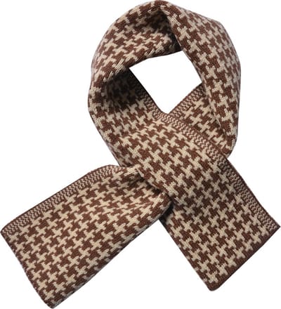 Juleeze Wintersjaal Dames 15x85 cm Bruin Beige Polyester