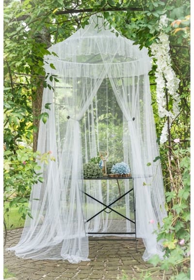 Bruiloft Klamboe Tule Wit (100x230cm)