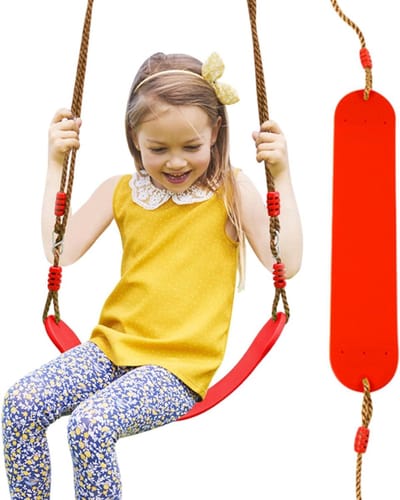 Kinder Schommel - Tuin Schommelbank - Buiten Spelen - U-Vorm Veiligheidszitje - 60 cm - Willekeurig
