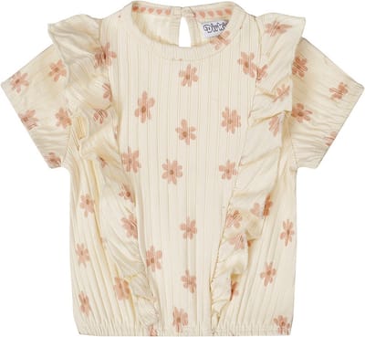 Dirkje Meisjes T-shirt - Off white