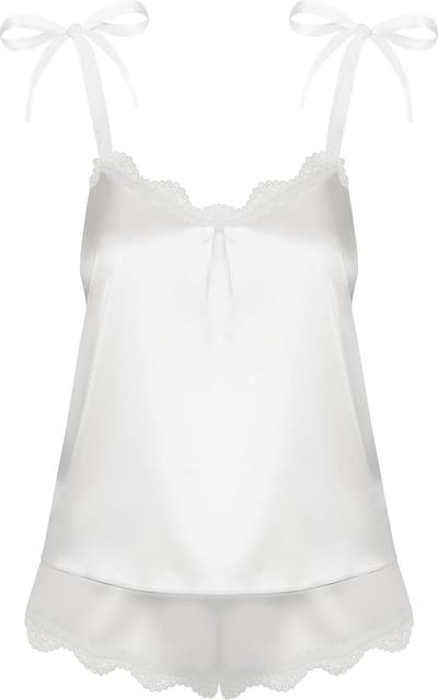 Obsessive Prima Neve Shortama Set - Offwhite
