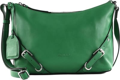 PICARD Leren Schoudertas Felicita Crossbody Bag Green Groene