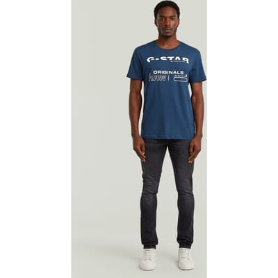 G-Star 3301 Slim Jeans Antique Faded Moonlit Taglia: W30L30 | Jeans Slim Fit Outlet | Uomo
