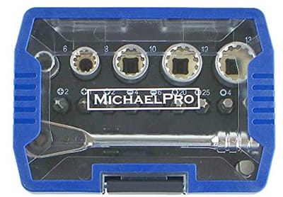 Micro Bit Ratchet Mini Schroevendraaier 17 in 1 - Hoog Koppel en Compact Ontwerp