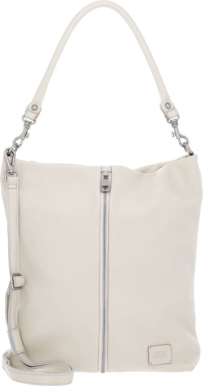 FREDsBRUDER Leren Schoudertas Feeling Good Zip-Hobo Cream Crème