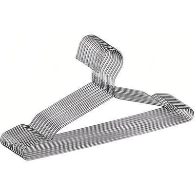JORDAN&JUDY RVS kledinghangers, 30-pack, antislip en afdrukvrij, kledingdroogrek