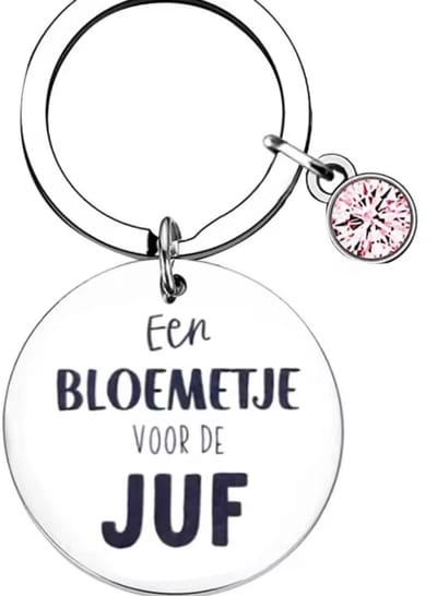 Akyol - Lieve juf - Lieve juf bedankt dat je me hebt laten groeien - Een bloemetje voor de juf - Teacher – Sleutelhanger – sleutelhanger leraar - juf sleutelhanger- juf cadeau – docent – meester sleutelhanger – cadeau