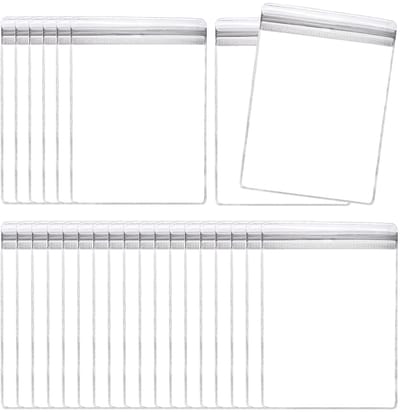Dailygoods- Sieradenzakjes 100 stuks - Transparant - Waterdicht - Zelfklevend - 5 x 7,1 cm - Duurzaam en scheurvast - Sieradenverpakking