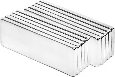 Super Sterke Neodymium Magnetenset - Rechthoekig - 10x5mm - Ideaal voor Whiteboards en Koelkasten - Set van 10 Magneten