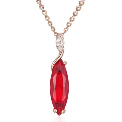 Collier Pendentif Cristal Ovale Gris Pour Femmes Couleur Or Rose Avec Zircon Naturel Haute Qualité Bijoux Fins Quotidiens beige
