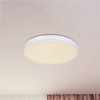 Globo Sonny LED plafondlamp, zilver, CCT, Ø 50,5 cm
