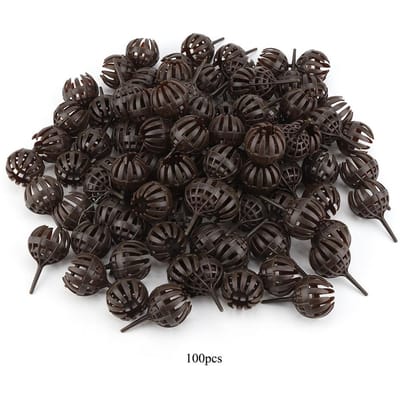 100 stuks/ Set Herbruikbare Draagbare Meststof Deksel Doos Mand voor Bonsai Plant Bloem(Groot)