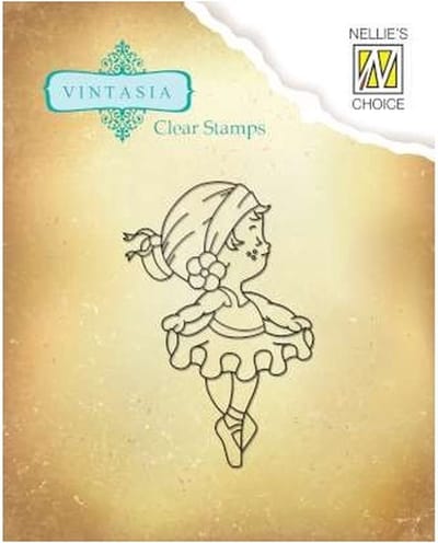 VINS002 Clear stamps Vintasia Cute Embition