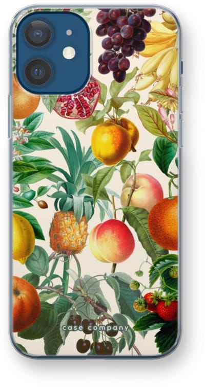 Case Company® - Hoesje geschikt voor iPhone 12 hoesje - Classic Flora - Soft Cover Telefoonhoesje - Bescherming aan alle Kanten en Schermrand