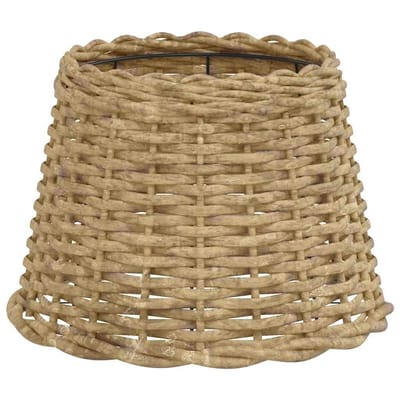 vidaXL - Lampenkap - Ø30x20 - cm - wicker - bruin