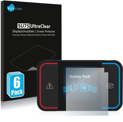 Savvies - Screenprotector voor Saphe Drive Pro - Folie Beschermfolie transparant 6 Stuks