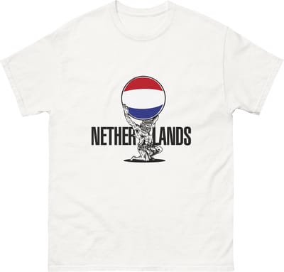 EK Voetbal 2024 T-shirt - Wit, 4XL