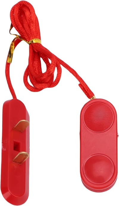 Loopband Veiligheidssleutel - Noodstop Sleutel - Veilig Trainen - Universele Pasvorm - 2 Stuks 66x17mm - Zwart